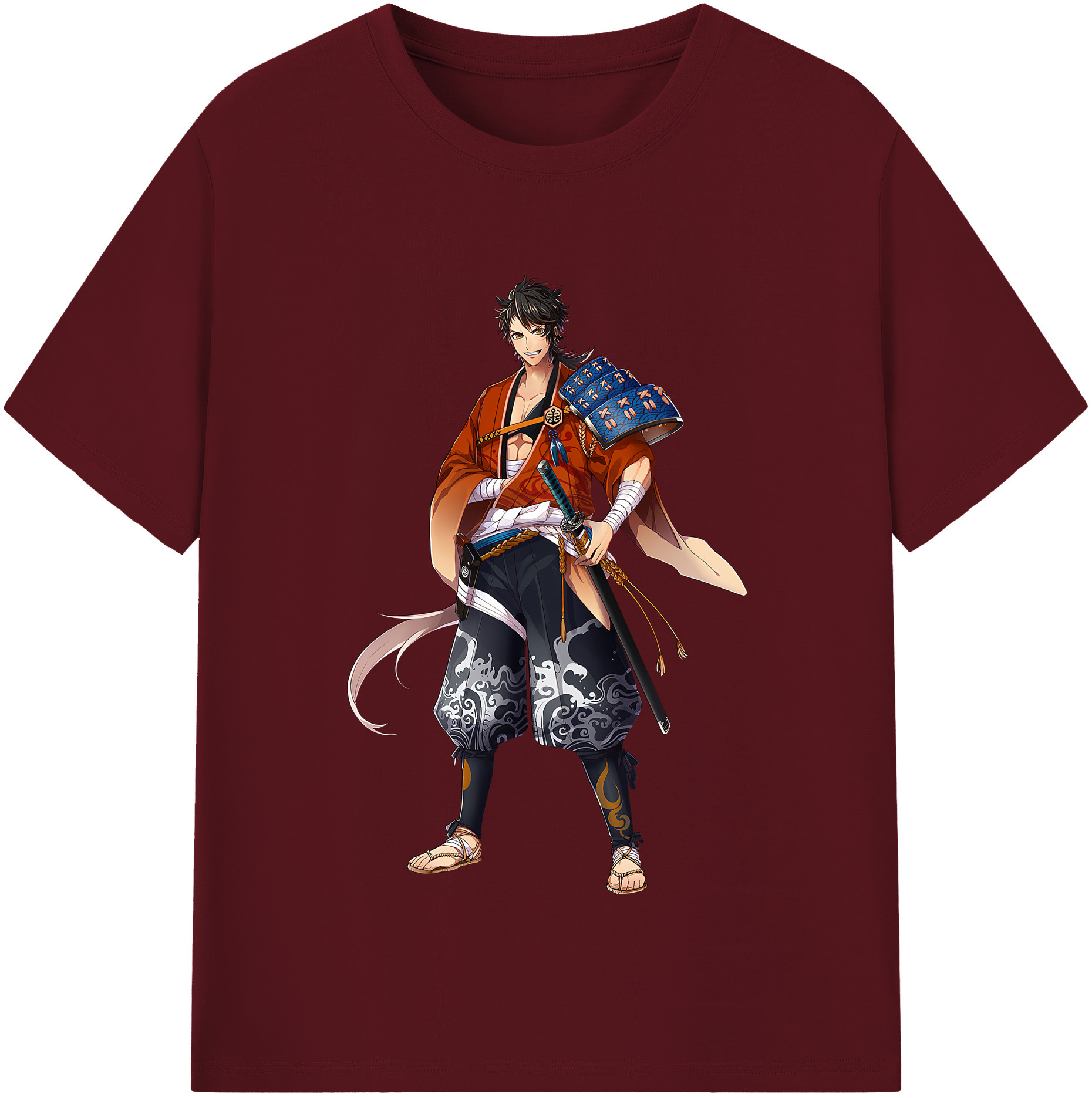 （画像用） 刀剣乱舞 Touken Ranbu 綿100％半袖Tシャツ（フロントプリント）